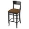 Holland Bar Stool Co 25" Counter Stool, Black Finish, Rein Thatch Seat 316025Blk026 - alternate 1